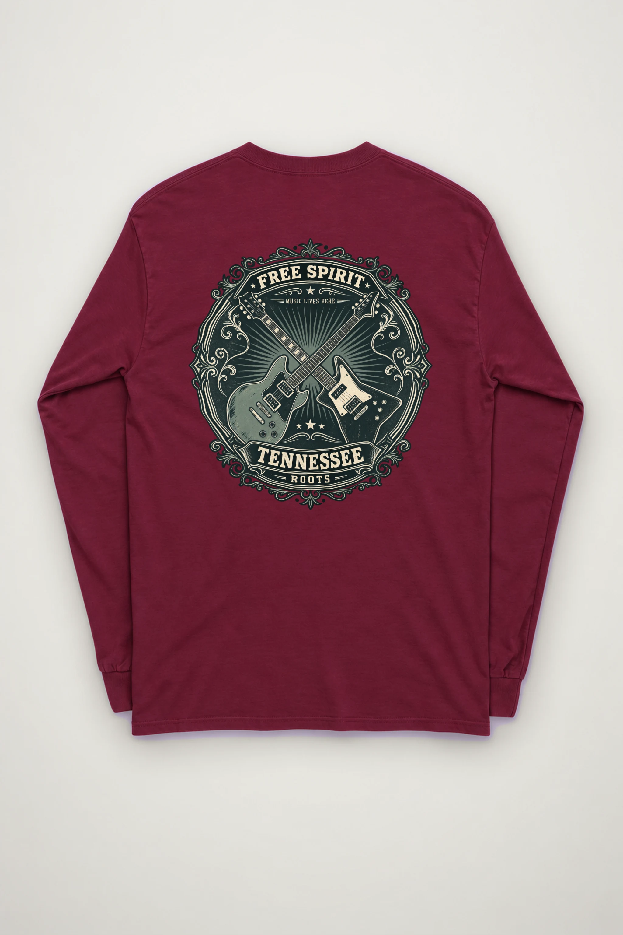 "Free Spirit Tennessee Roots" Unisex Longsleeve T-shirt