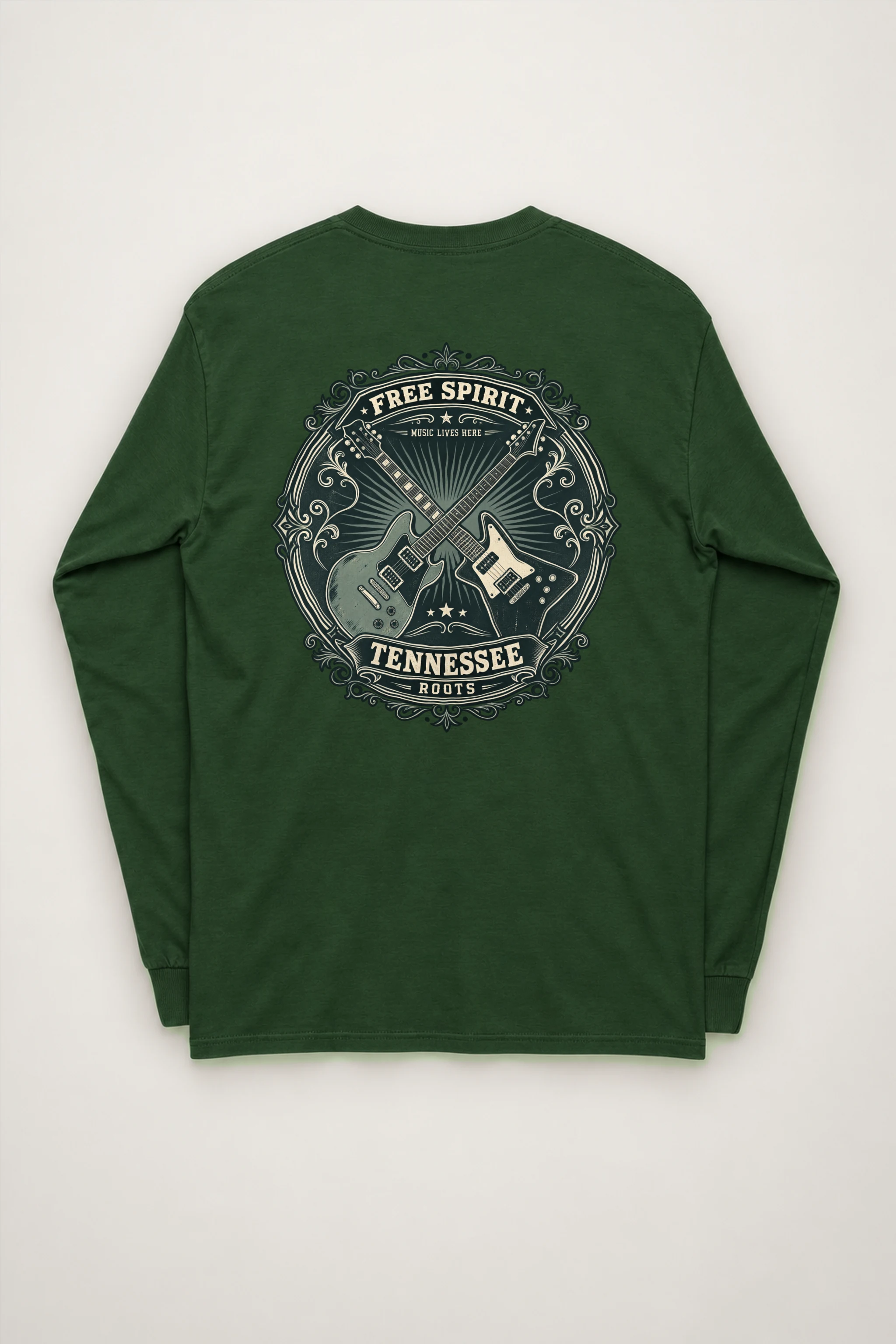 "Free Spirit Tennessee Roots" Unisex Longsleeve T-shirt