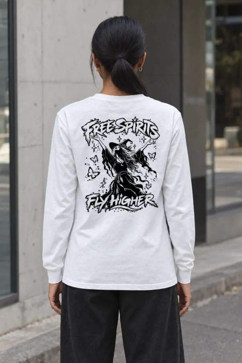 "Free Spirit" Unisex Longsleeve T-shirt | Gildan 2400