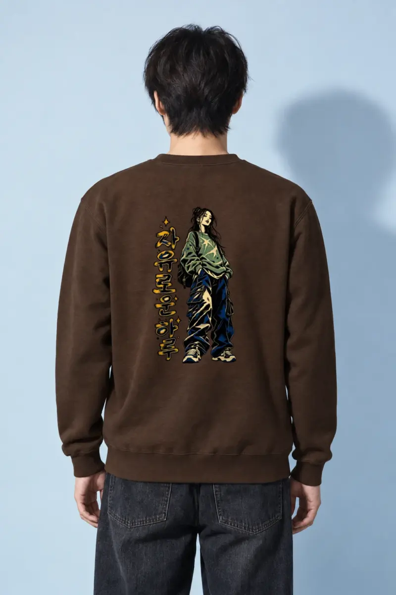 "Free-Spirited Day" Heavy Blend Unisex Crewneck Sweatshirt