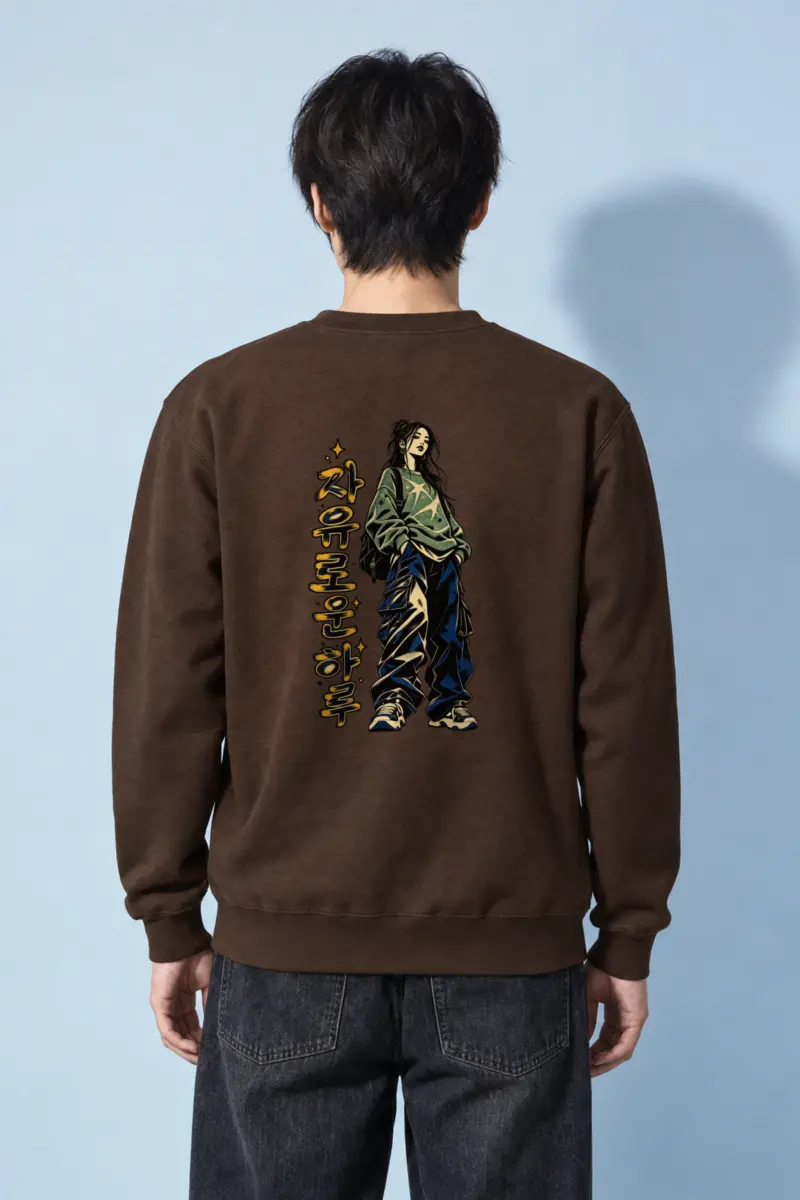 "Free-Spirited Day" Heavy Blend Unisex Crewneck Sweatshirt