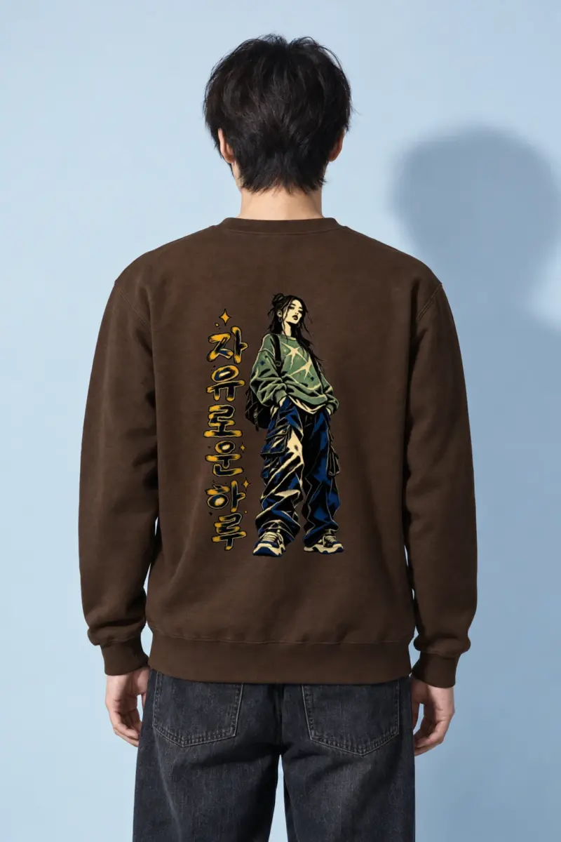 "Free-Spirited Day" Heavy Blend Unisex Crewneck Sweatshirt