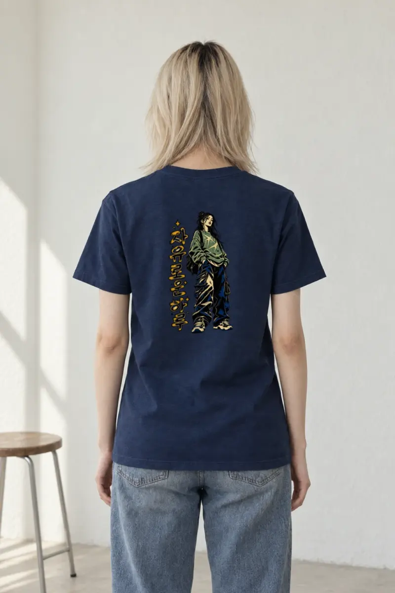 "Free-Spirited Day" Heavyweight Unisex Crewneck T-shirt