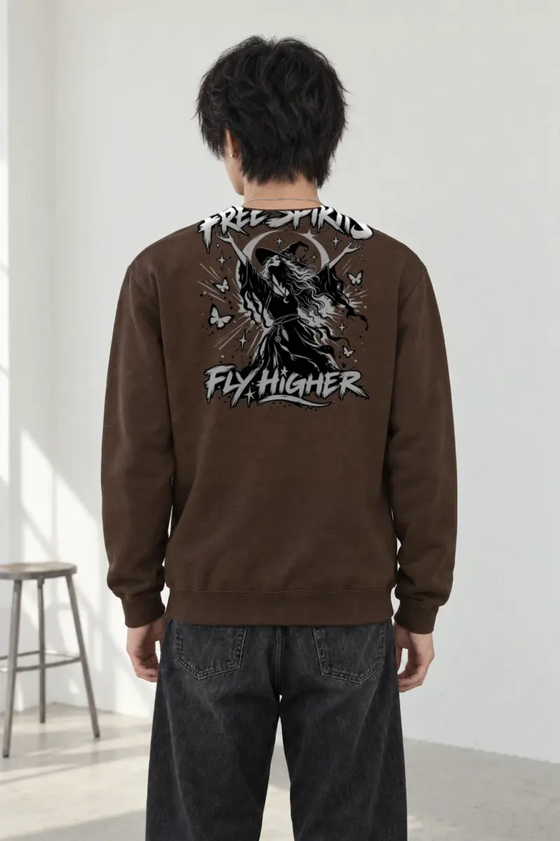 "Free Spirits Fly Higher" Heavy Blend Unisex Crewneck Sweatshirt