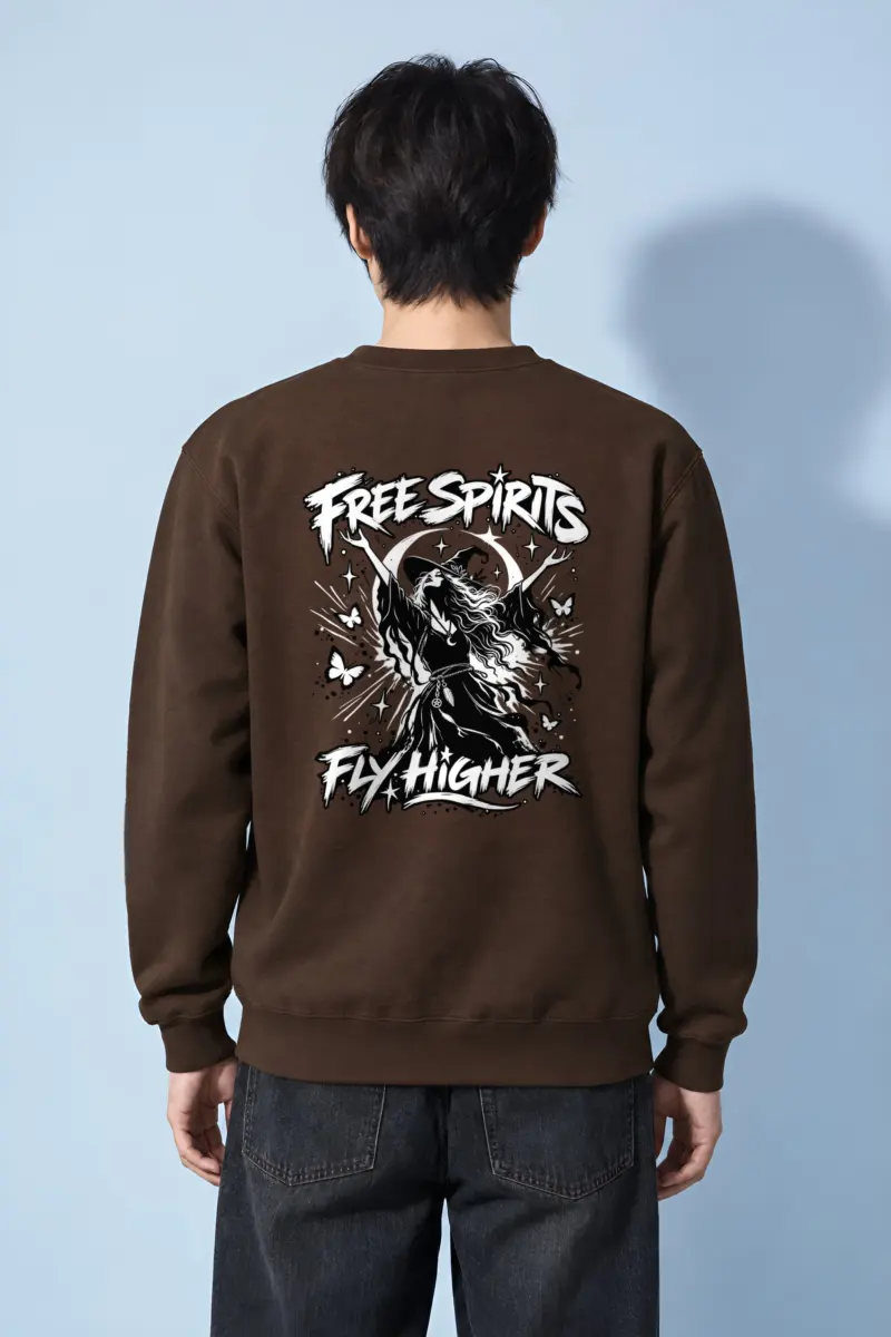 "Free Spirits Fly Higher" Heavy Blend Unisex Crewneck Sweatshirt