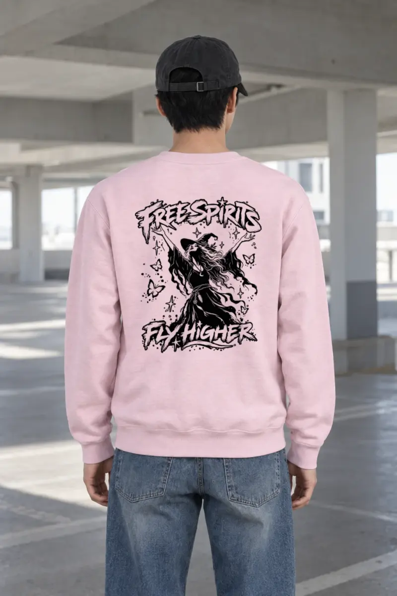 "Free Spirits Fly Higher" Heavy Blend Unisex Crewneck Sweatshirt | Gildan 18000