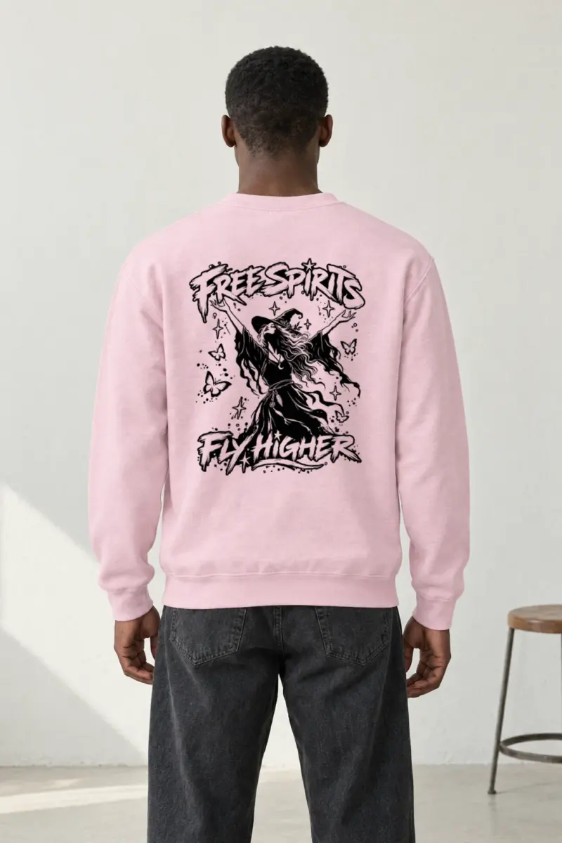 "Free Spirits Fly Higher" Heavy Blend Unisex Crewneck Sweatshirt | Gildan 18000
