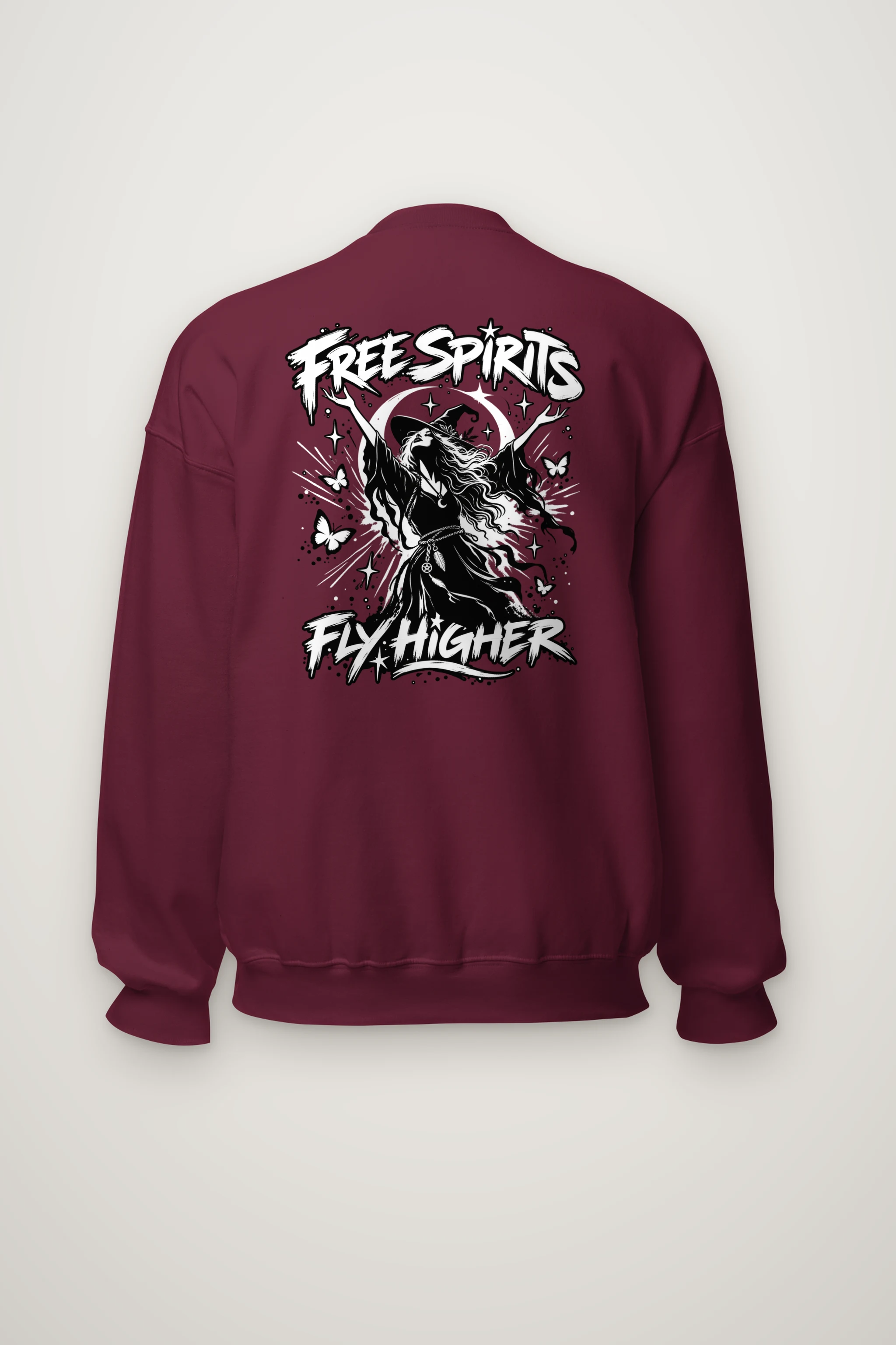 "Free Spirits Fly Higher" Heavy Blend Unisex Crewneck Sweatshirt
