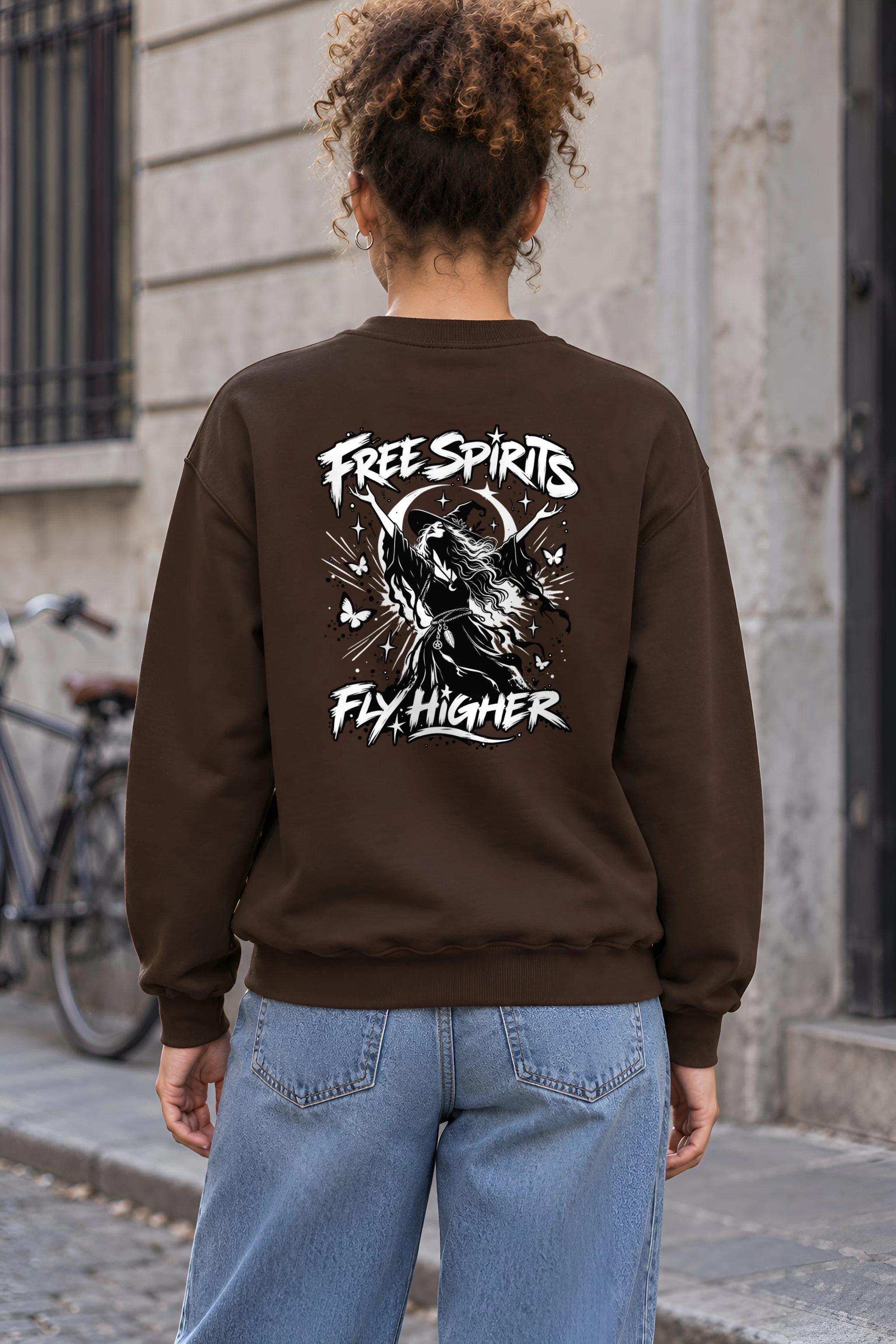 "Free Spirits Fly Higher" 1 Crewneck Sweatshirt
