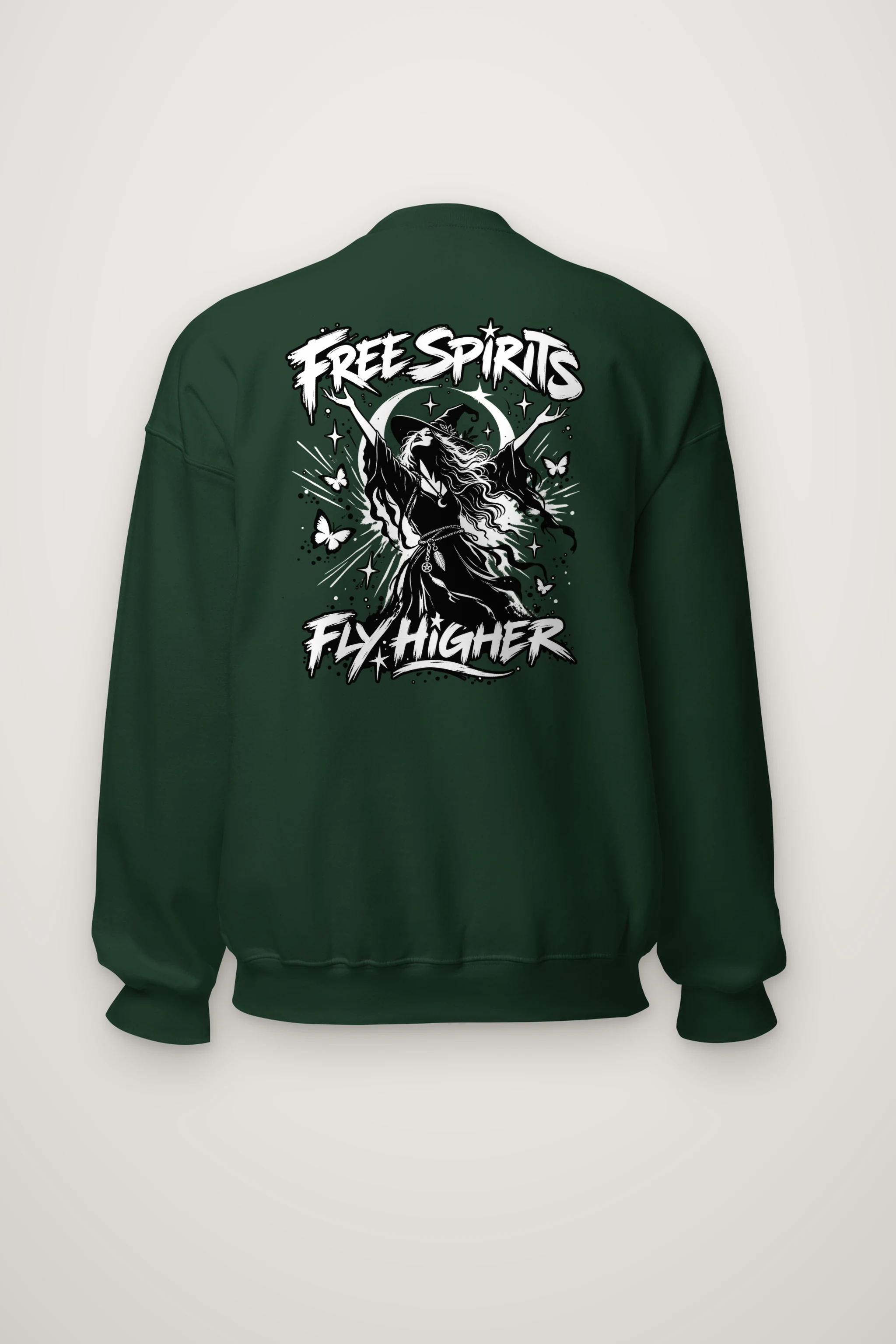 "Free Spirits Fly Higher" Heavy Blend Unisex Crewneck Sweatshirt