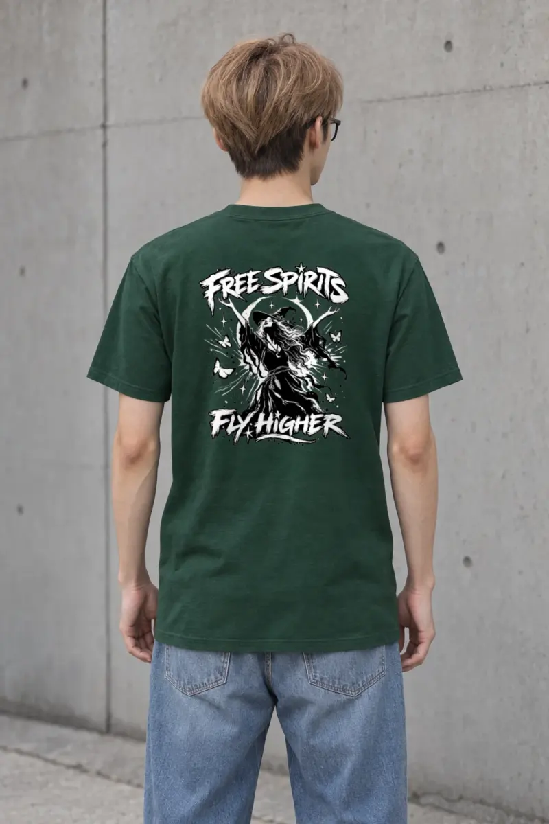 "Free Spirits Fly Higher" Heavyweight Unisex Crewneck T-shirt