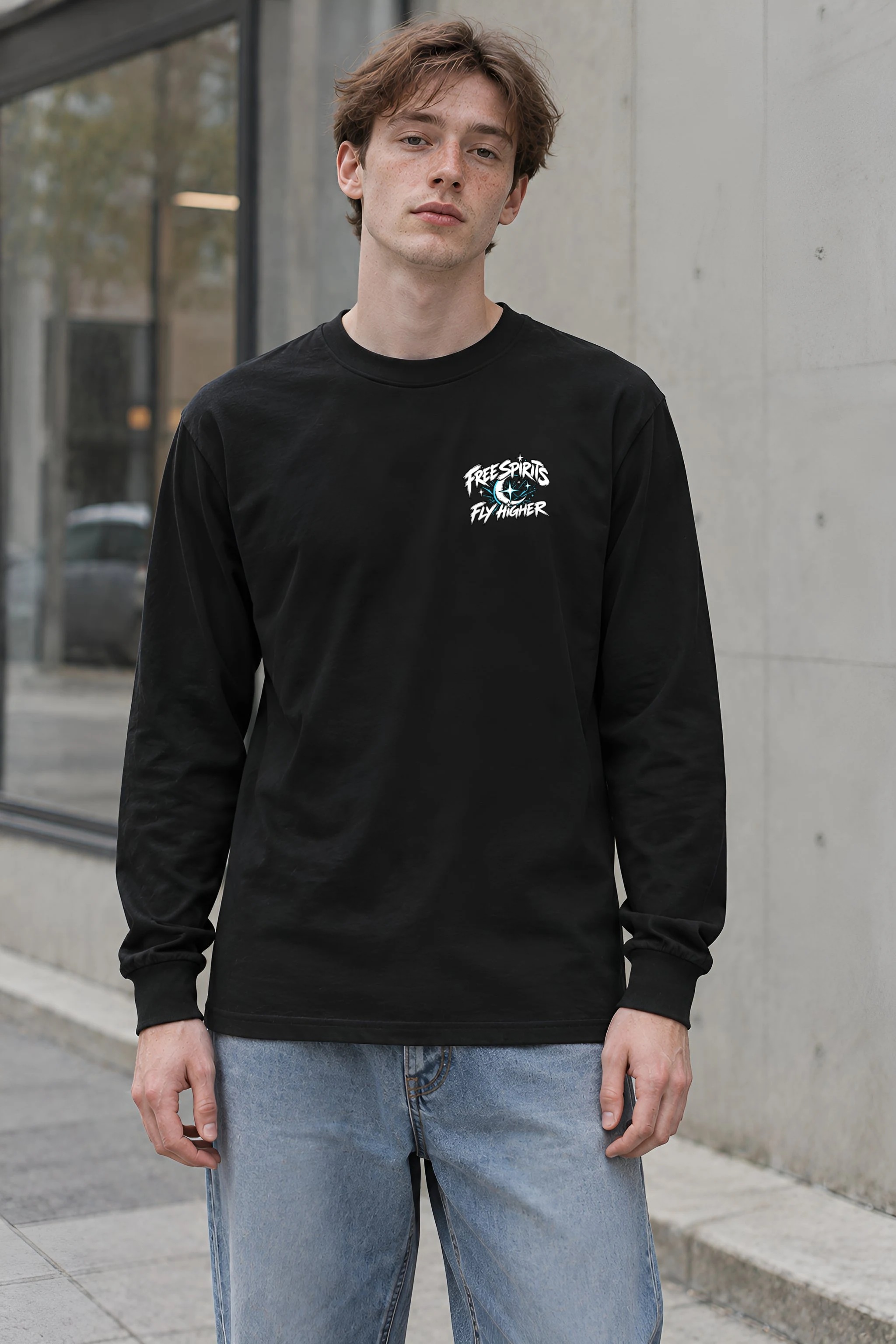 "Free Spirits Fly Higher" Unisex Longsleeve T-shirt