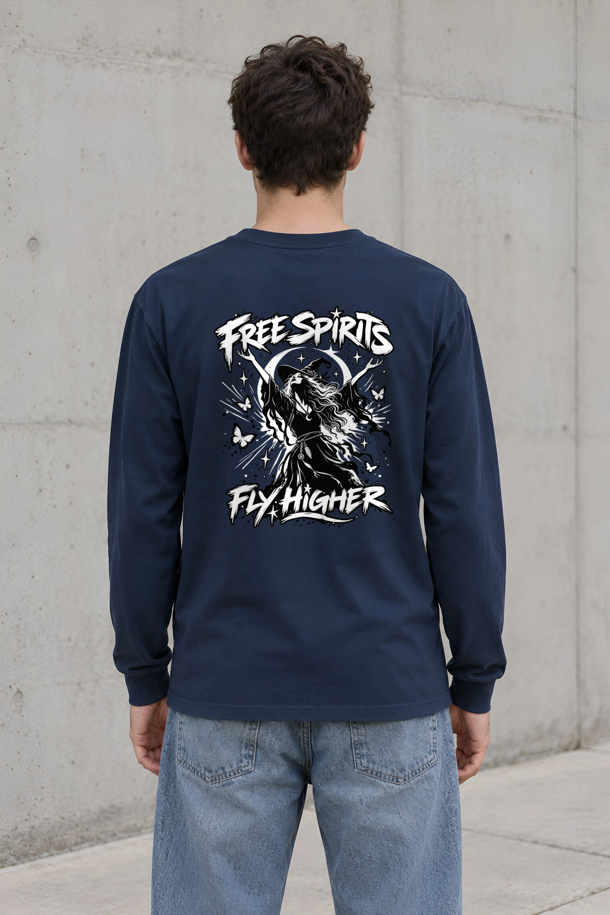 "Free Spirits Fly Higher" Unisex Longsleeve T-shirt