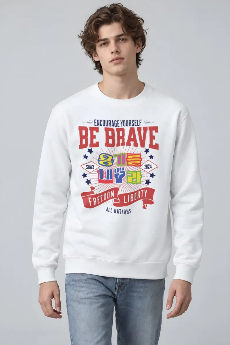 "Freedom Liberty" Heavy Blend Unisex Crewneck Sweatshirt