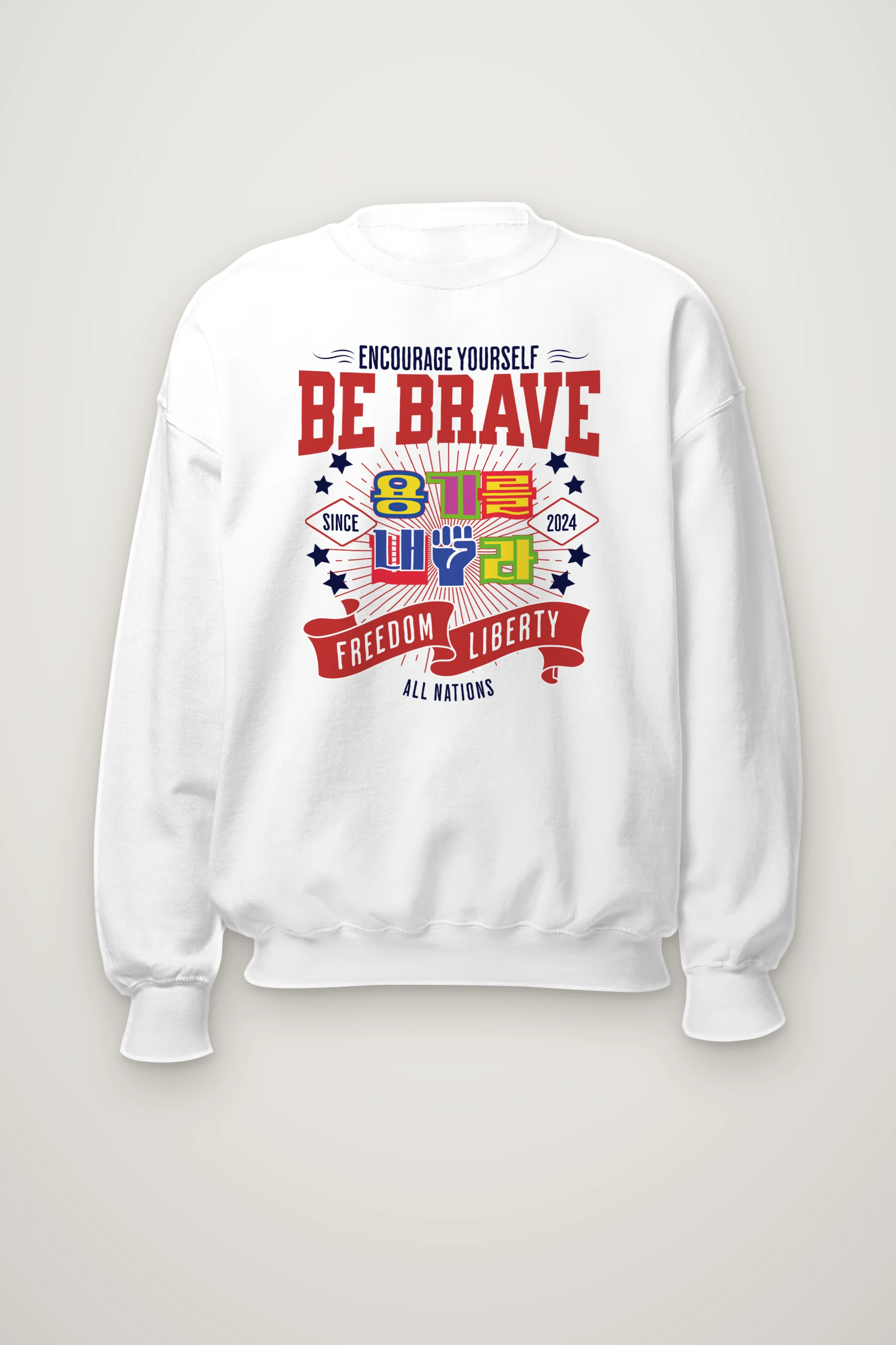 "Freedom Liberty" Heavy Blend Unisex Crewneck Sweatshirt