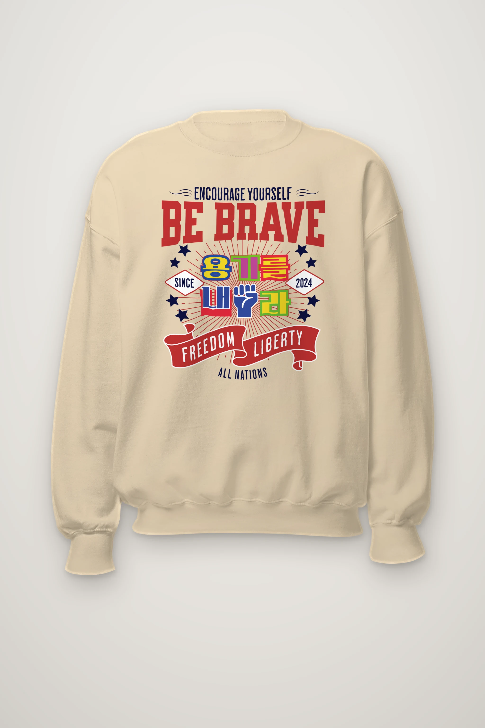 "Freedom Liberty" Heavy Blend Unisex Crewneck Sweatshirt
