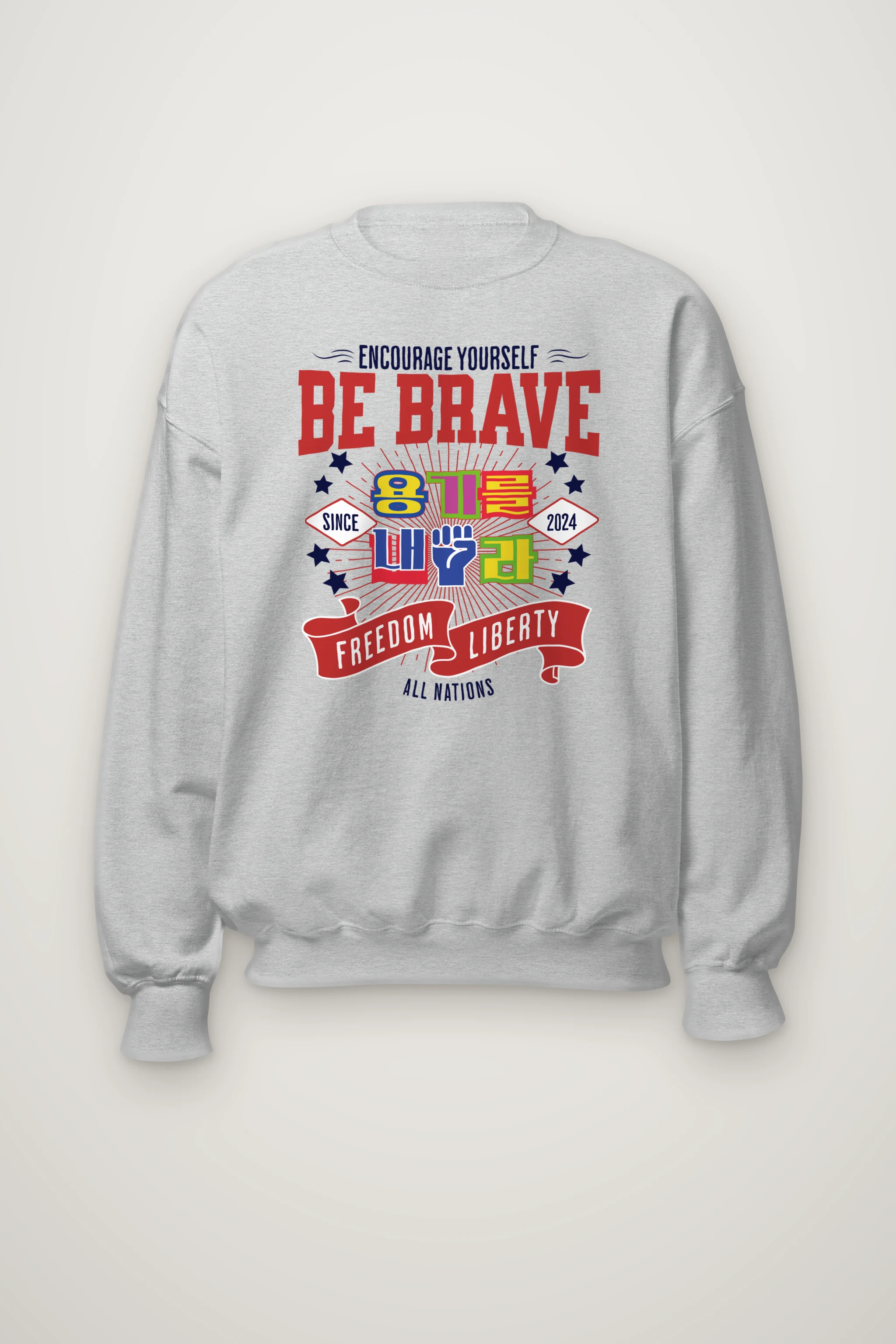 "Freedom Liberty" Heavy Blend Unisex Crewneck Sweatshirt