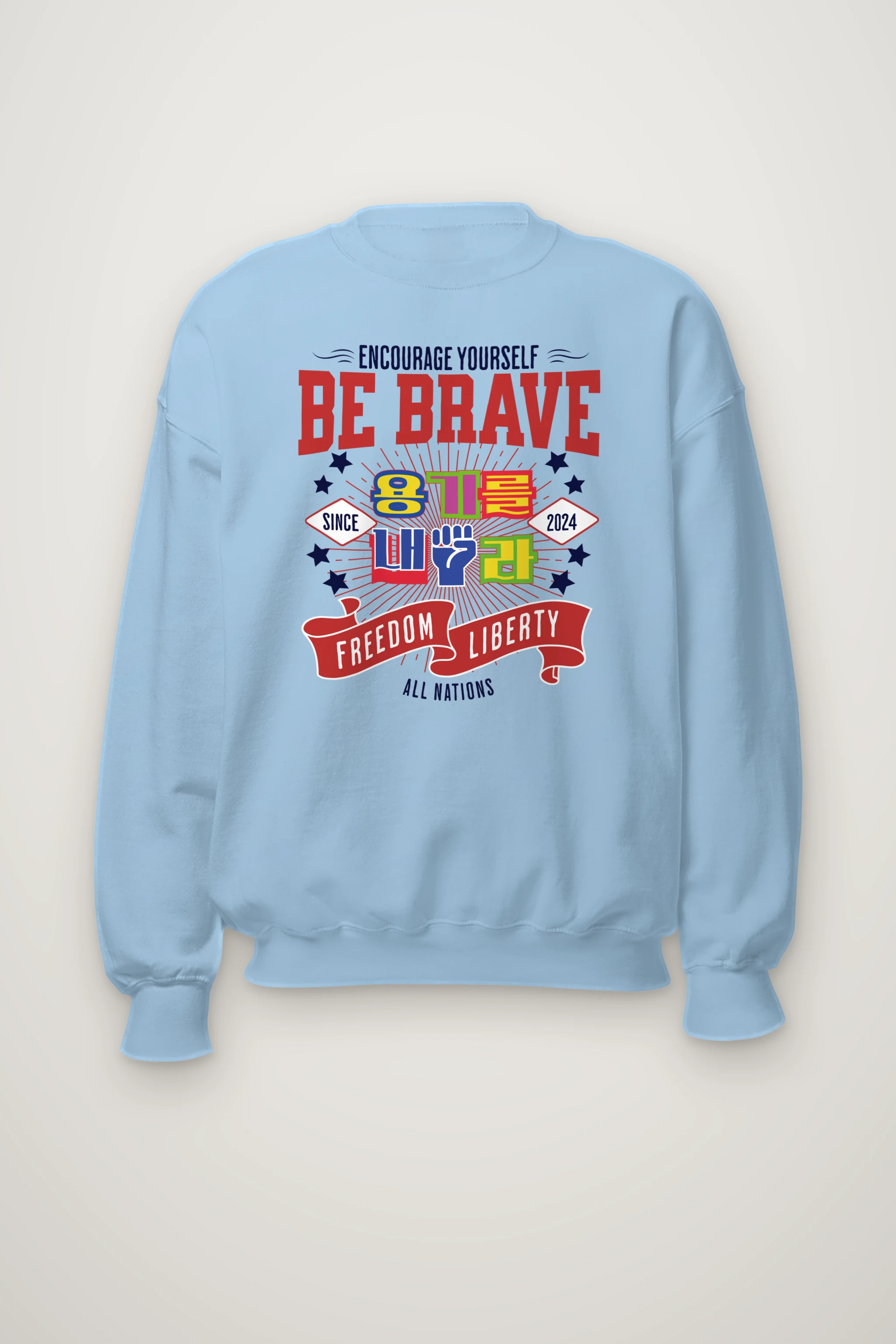 "Freedom Liberty" Heavy Blend Unisex Crewneck Sweatshirt