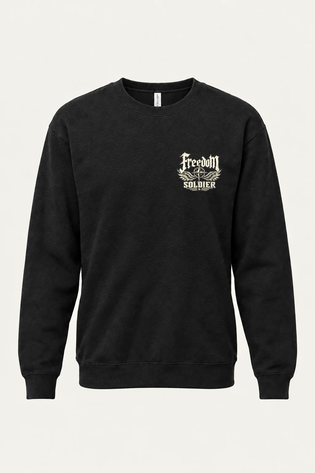 "Freedom Unchained Soldier" Heavy Blend Unisex Crewneck Sweatshirt