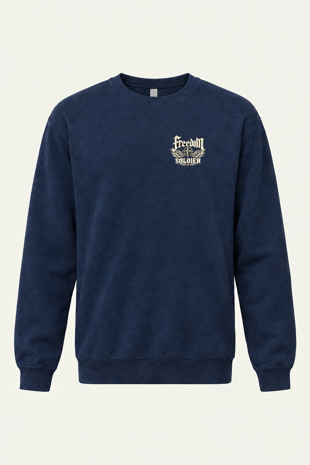 "Freedom Unchained Soldier" Heavy Blend Unisex Crewneck Sweatshirt
