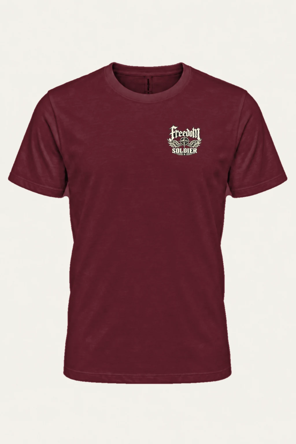 "Freedom Unchained Soldier" Heavyweight Unisex Crewneck T-shirt | Gildan 5000