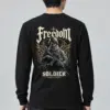 "Winged Soldier Compass" Unisex Longsleeve T-shirt | Gildan 2400
