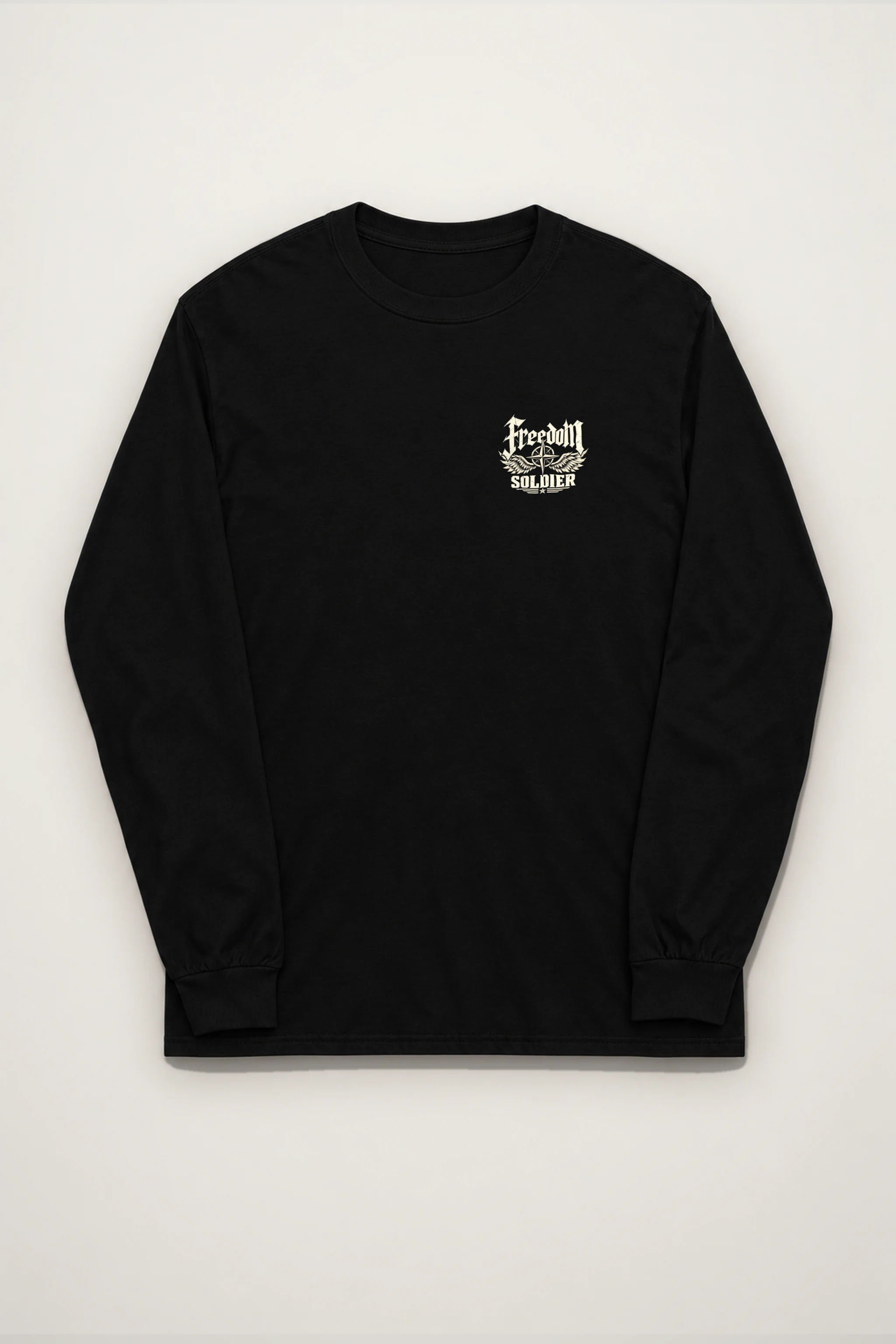 "Freedom Unchained Soldier" Unisex Longsleeve T-shirt
