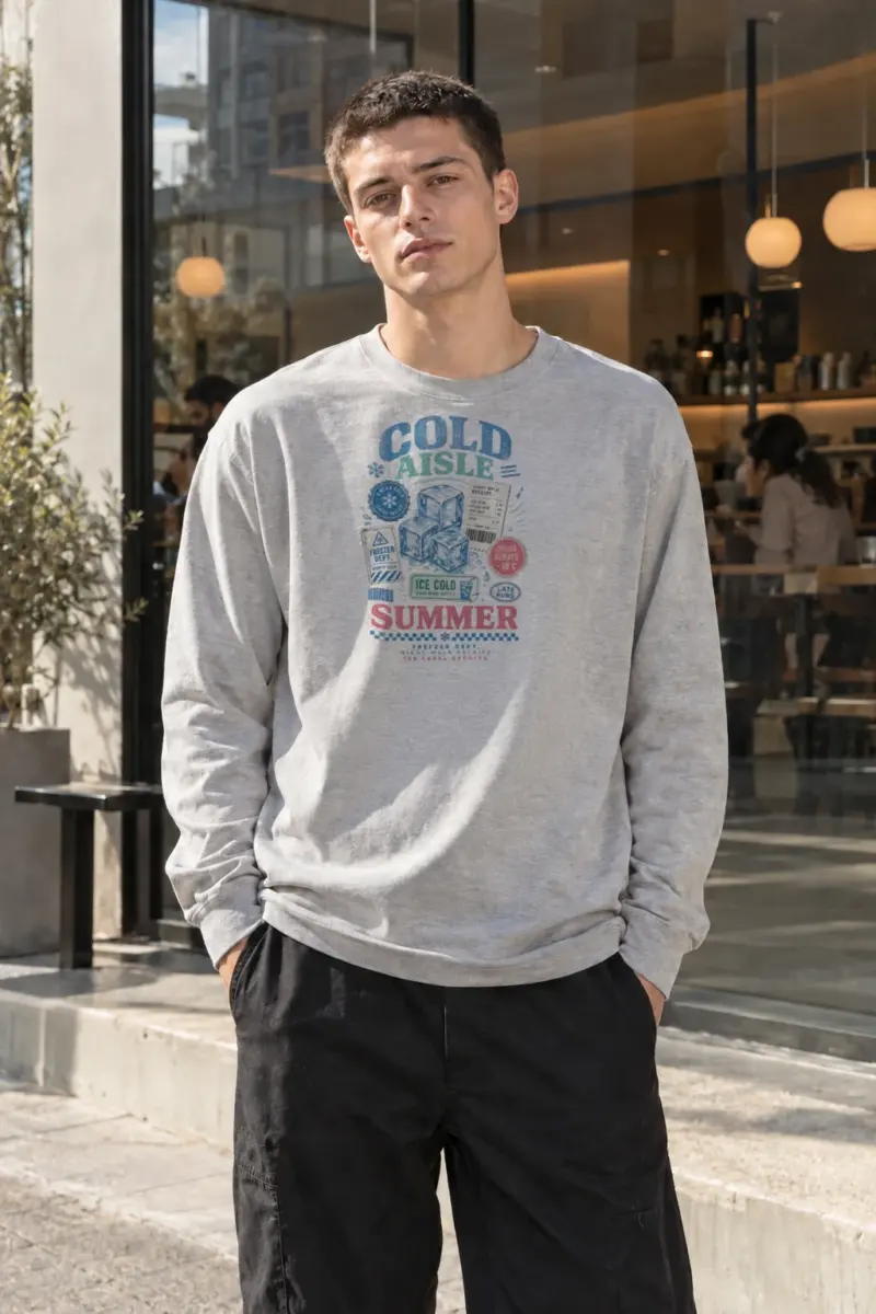 "Freezer Dept. Receipt" Unisex Longsleeve T-shirt | Gildan 2400