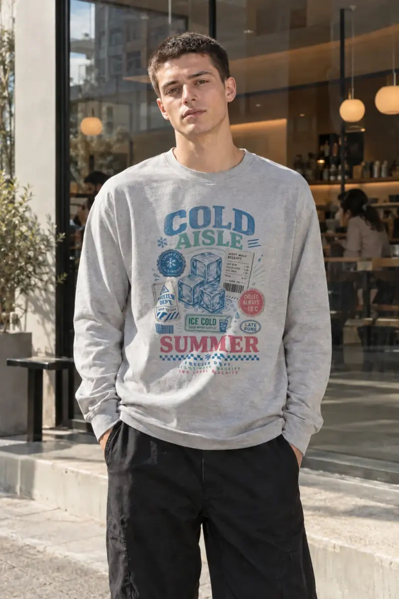 "Freezer Dept. Receipt" Unisex Longsleeve T-shirt | Gildan 2400