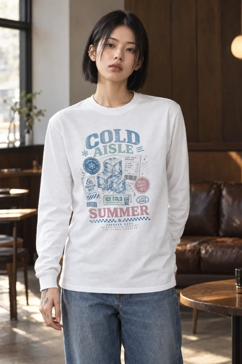 "Freezer Dept. Receipt" Unisex Longsleeve T-shirt