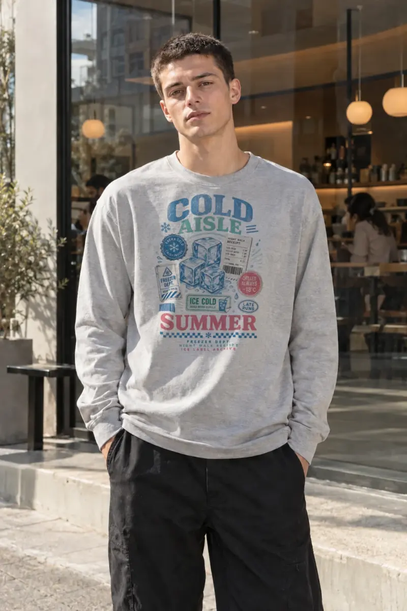 "Freezer Dept. Receipt" Unisex Longsleeve T-shirt | Gildan 2400