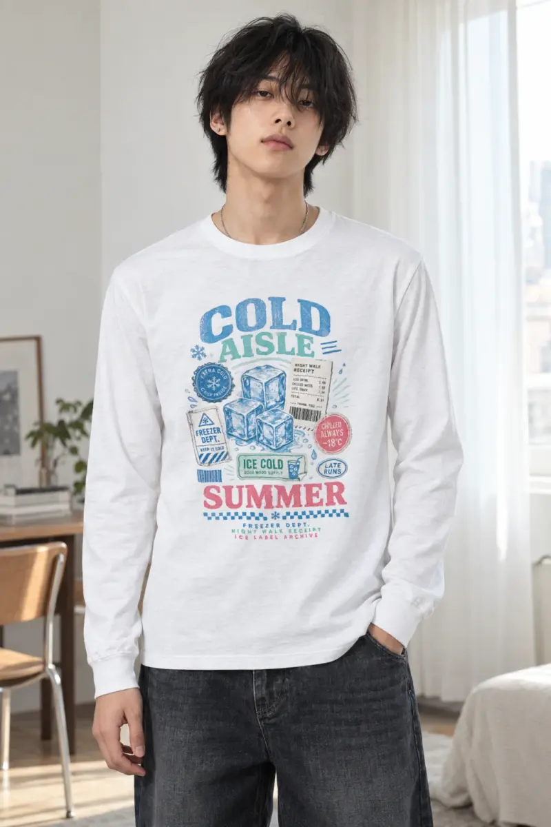 "Freezer Dept. Receipt" Unisex Longsleeve T-shirt