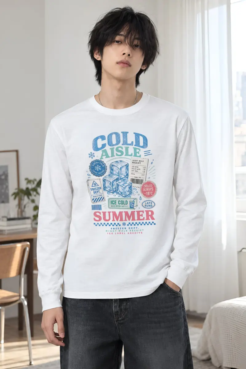 "Freezer Dept. Receipt" Unisex Longsleeve T-shirt