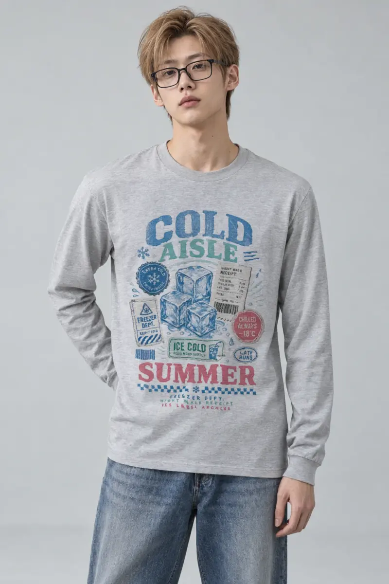 "Freezer Dept. Receipt" Unisex Longsleeve T-shirt