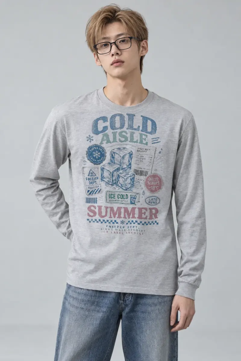 "Freezer Dept. Receipt" Unisex Longsleeve T-shirt