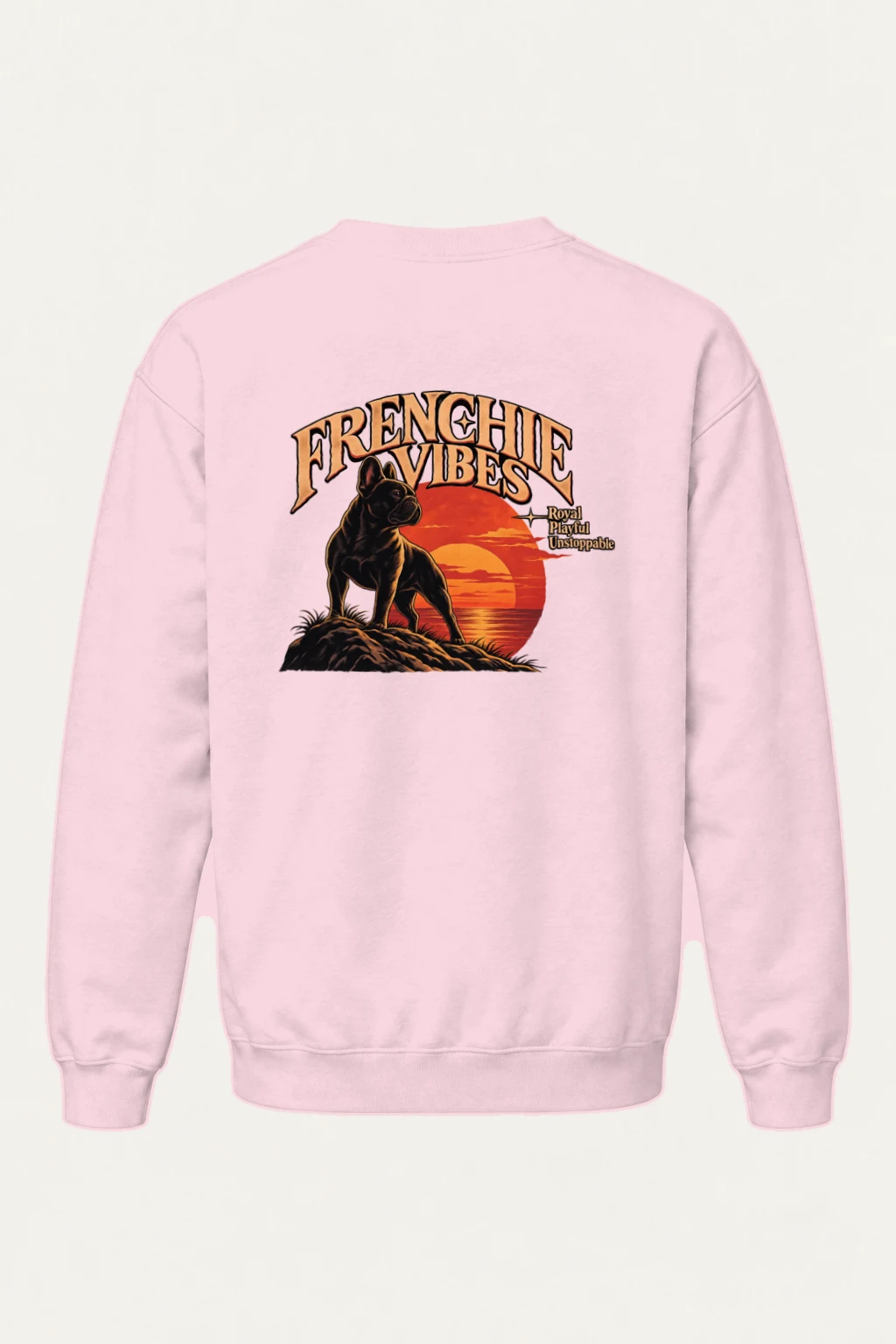 "French Vibes" Heavy Blend Unisex Crewneck Sweatshirt | Gildan 18000