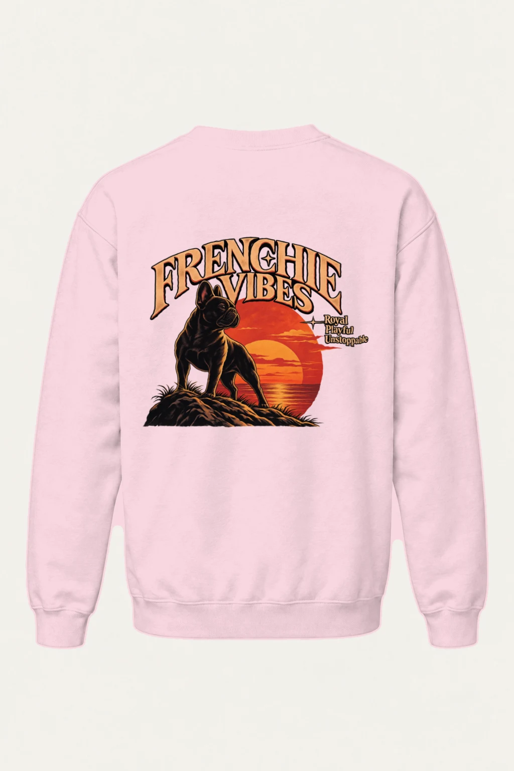 "French Vibes" Heavy Blend Unisex Crewneck Sweatshirt | Gildan 18000