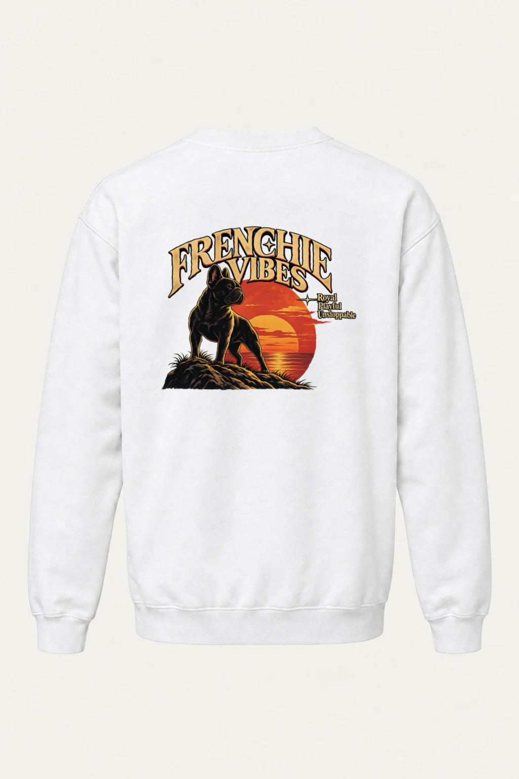 "French Vibes" Heavy Blend Unisex Crewneck Sweatshirt | Gildan 18000