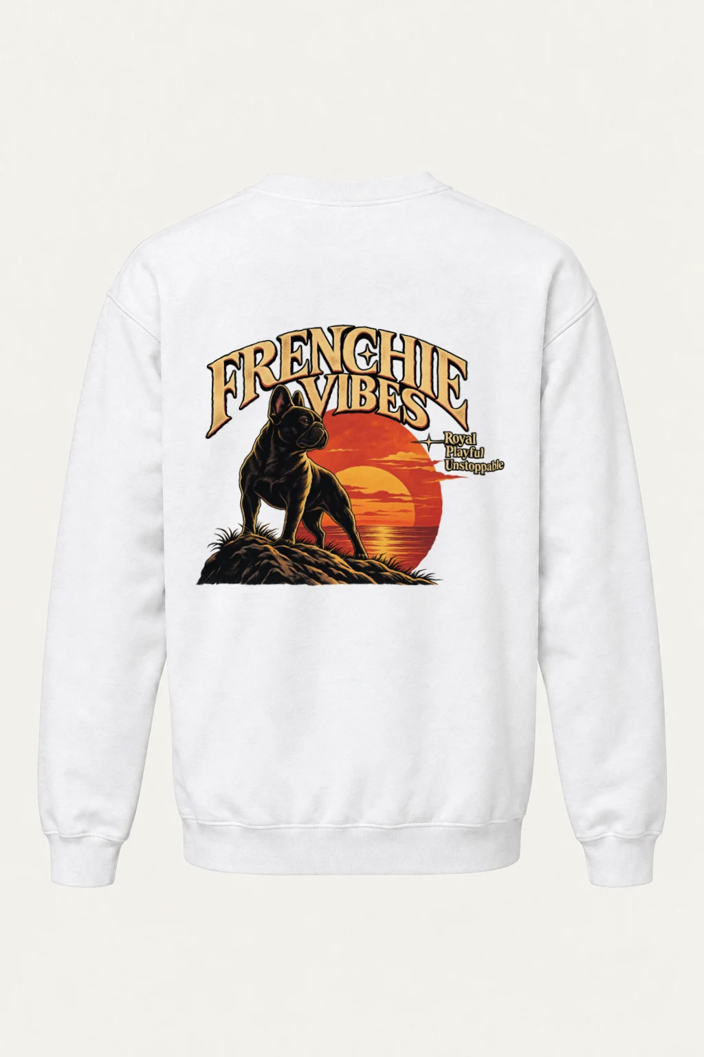 "French Vibes" Heavy Blend Unisex Crewneck Sweatshirt | Gildan 18000