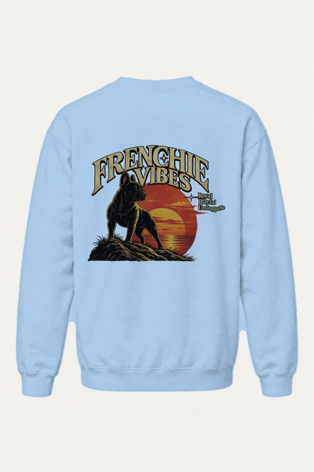 "French Vibes" Heavy Blend Unisex Crewneck Sweatshirt | Gildan 18000