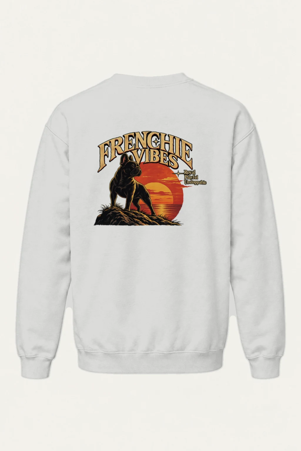 "French Vibes" Heavy Blend Unisex Crewneck Sweatshirt | Gildan 18000