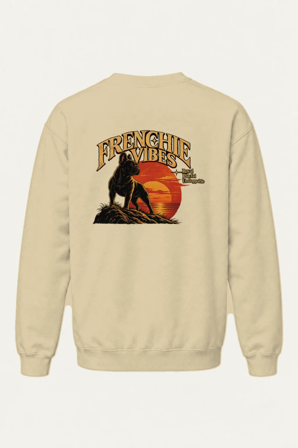 "French Vibes" Heavy Blend Unisex Crewneck Sweatshirt | Gildan 18000