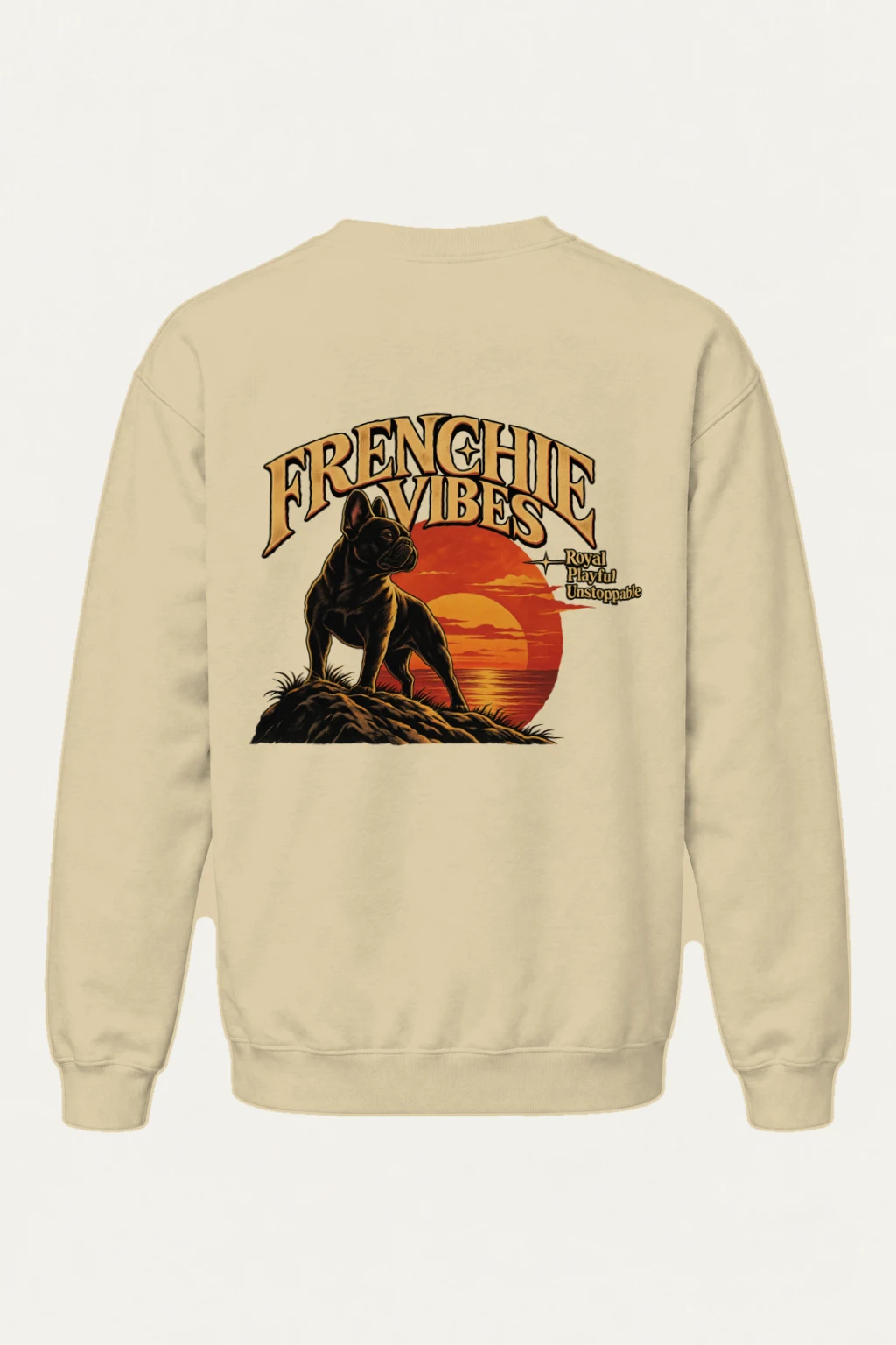 "French Vibes" Heavy Blend Unisex Crewneck Sweatshirt | Gildan 18000