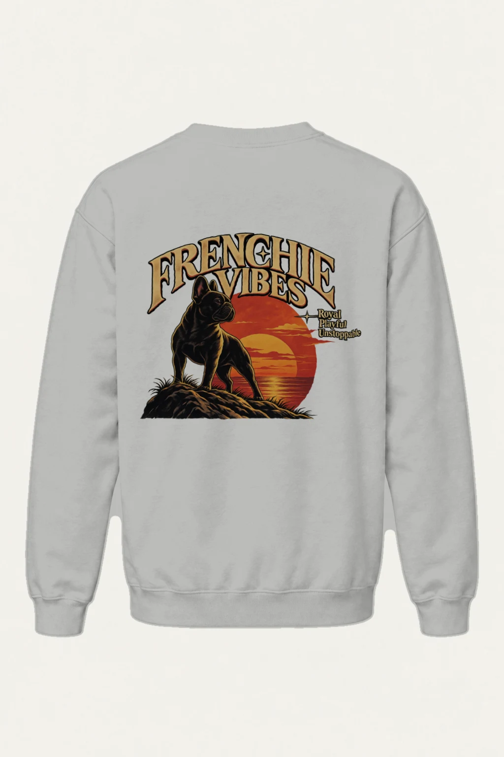 "French Vibes" Heavy Blend Unisex Crewneck Sweatshirt | Gildan 18000