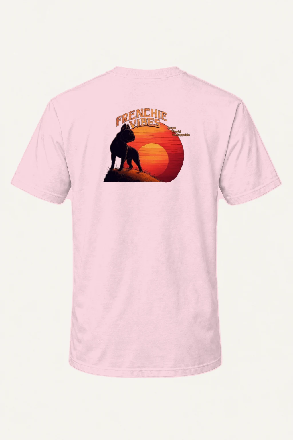 "Frenchie Vibes" Heavyweight Unisex Crewneck T-shirt | Gildan 5000
