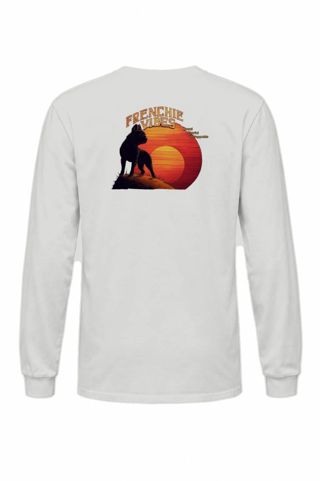 "Frenchie Vibes" Unisex Longsleeve T-shirt | Gildan 2400