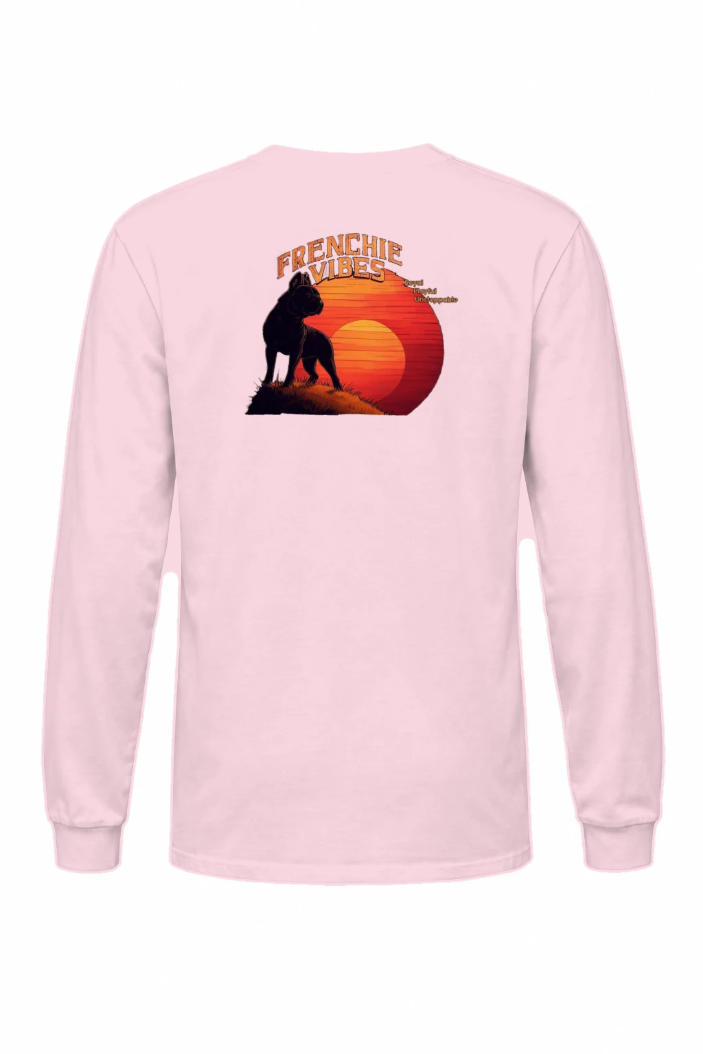 "Frenchie Vibes" Unisex Longsleeve T-shirt | Gildan 2400