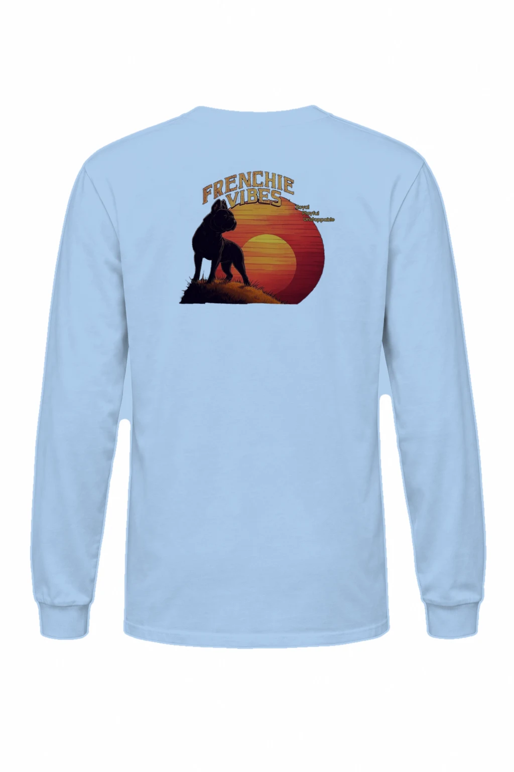 "Frenchie Vibes" Unisex Longsleeve T-shirt | Gildan 2400