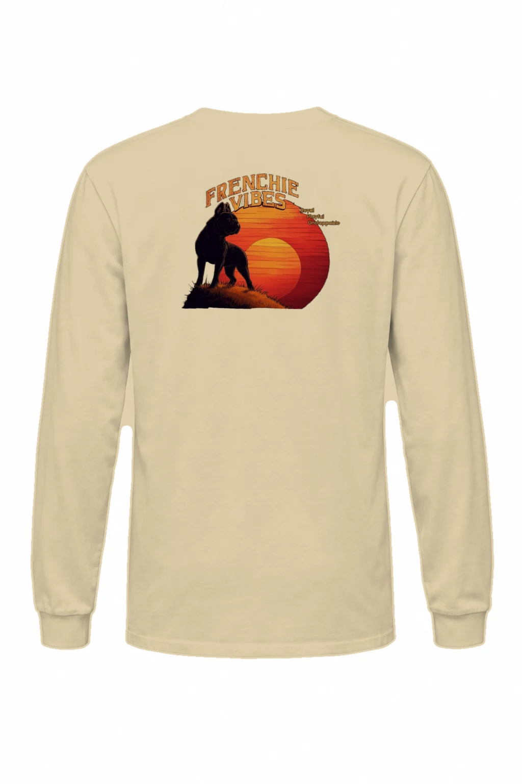 "Frenchie Vibes" Unisex Longsleeve T-shirt | Gildan 2400