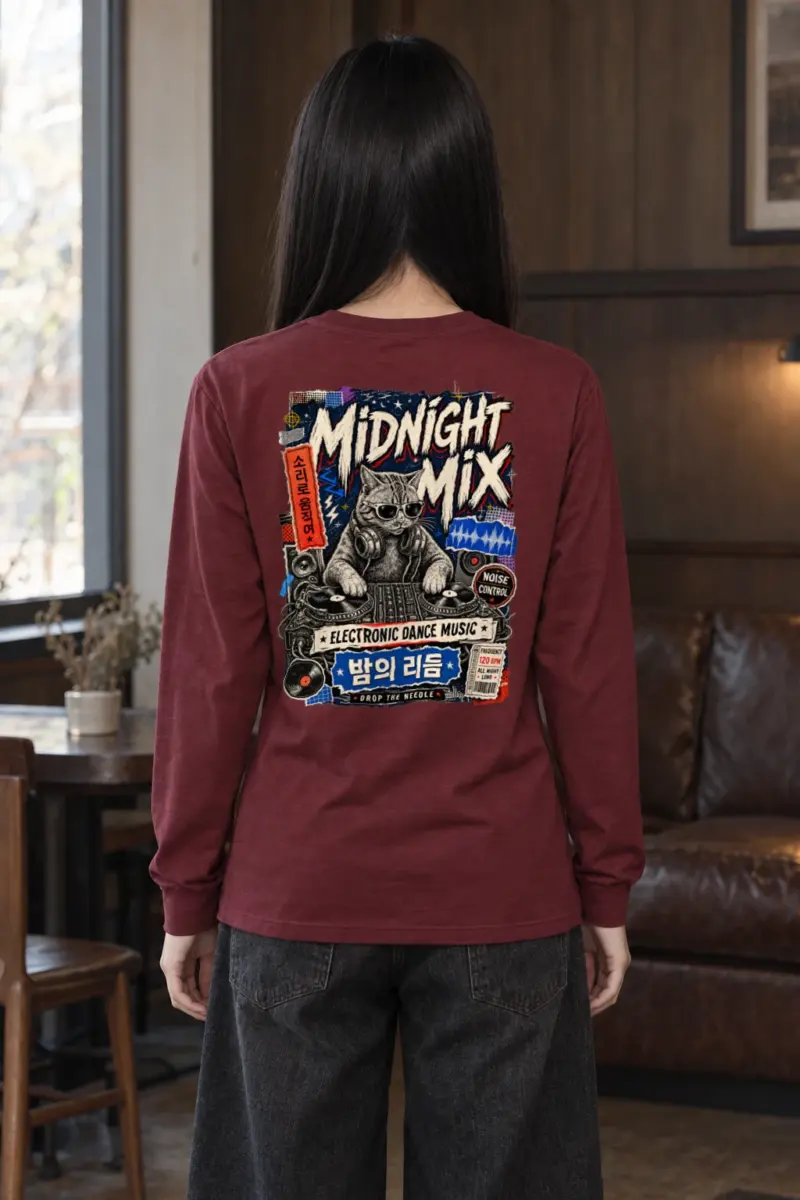 "Frequency Feline" Unisex Longsleeve T-shirt
